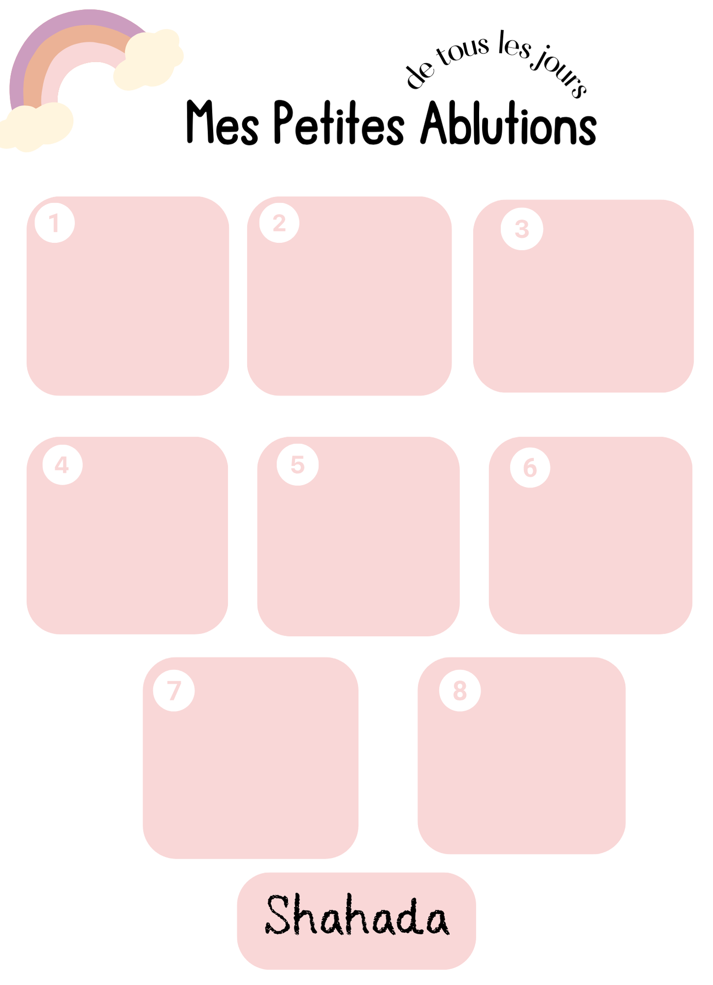 Affiche ablutions