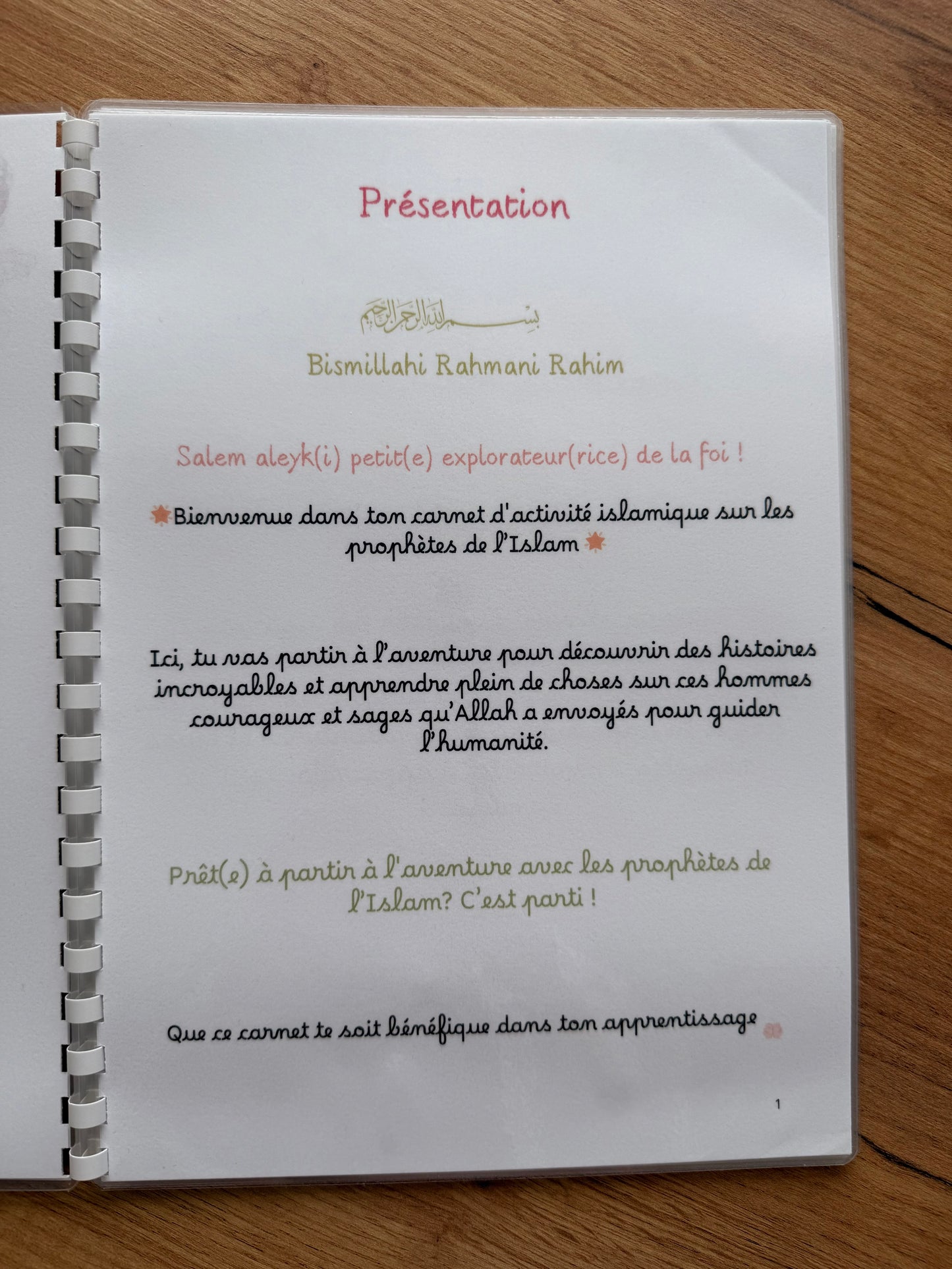 Qitabi, carnet d'activités sur les prophètes de l'islam