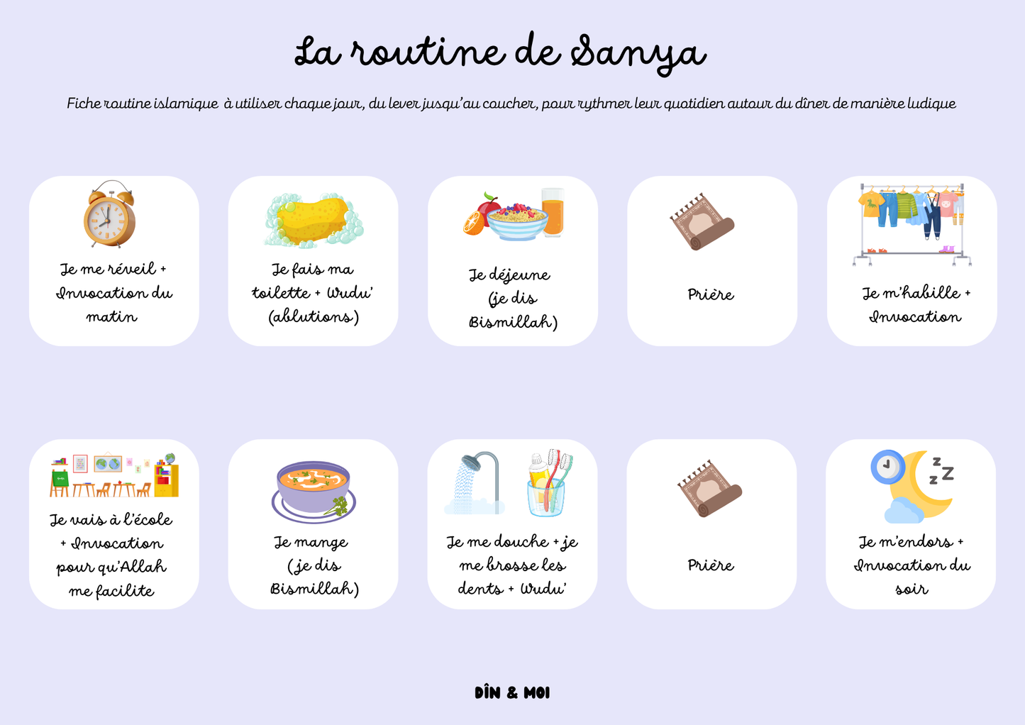 Affiche routine