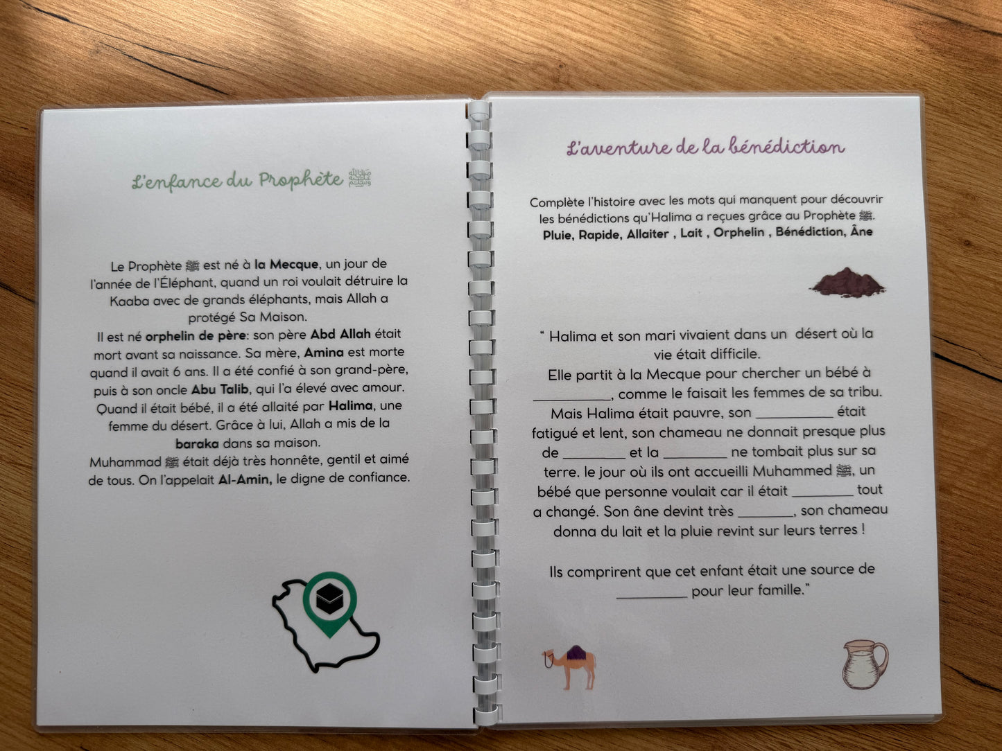 Qitabi, carnet d'activités sur les événements marquants du Prophète ﷺ
