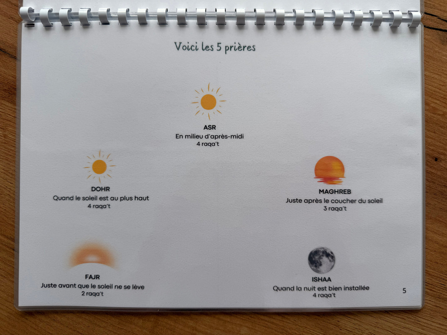 Carnet d’activité « Mon rendez-vous avec Allah »
