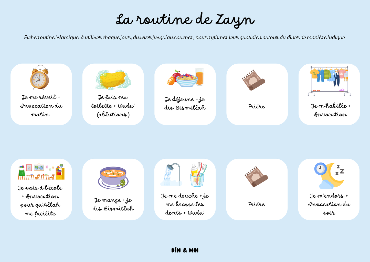 Affiche routine