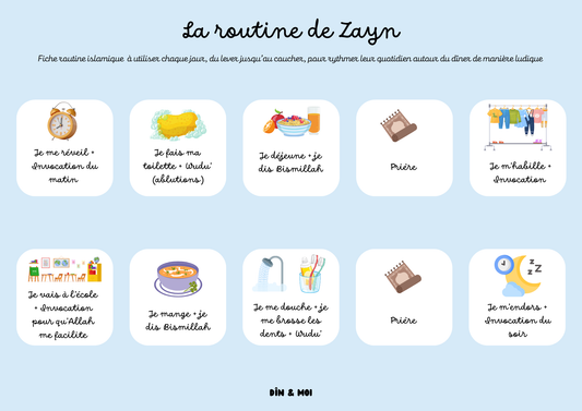 Affiche routine