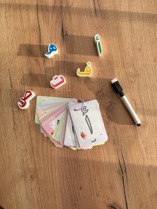 Cartes alphabet arabe
