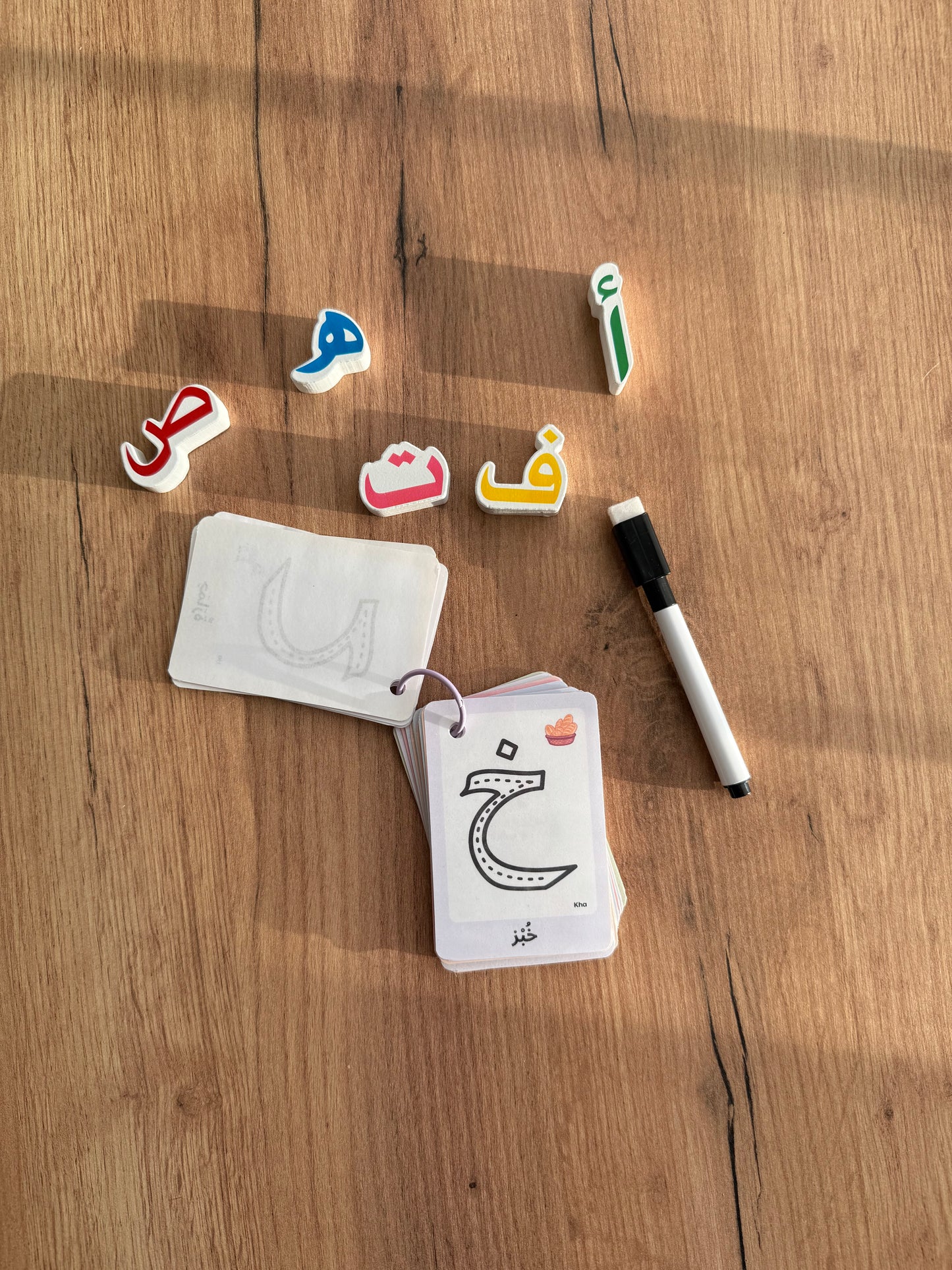 Cartes alphabet arabe