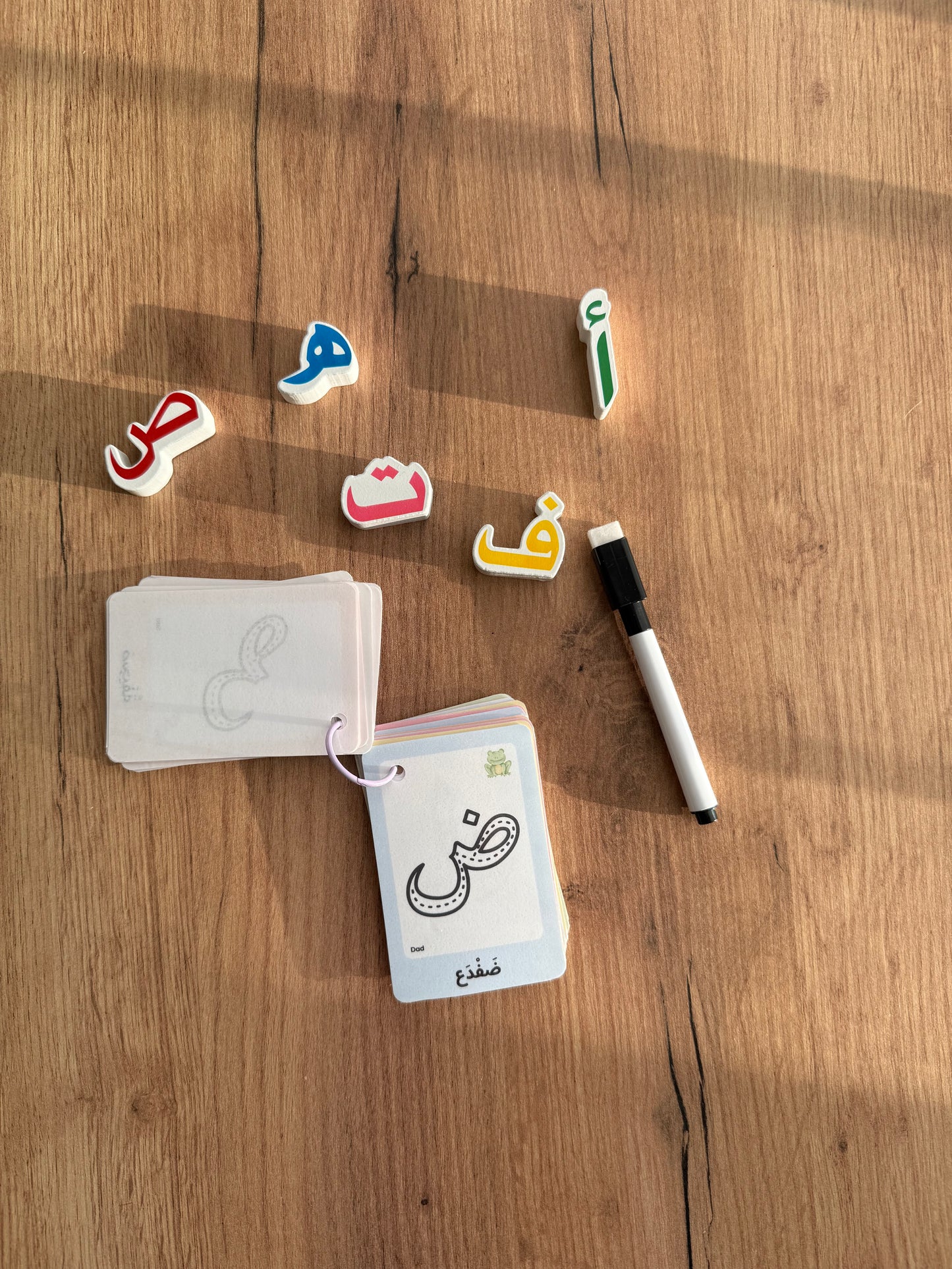 Cartes alphabet arabe